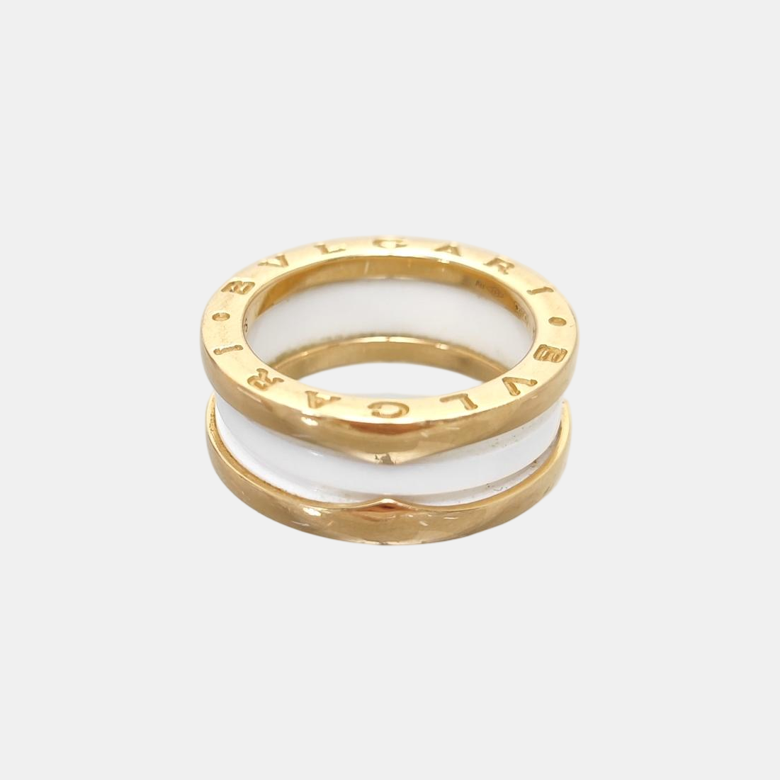 B.ZERO1 18k Rose Gold Ring EU 52