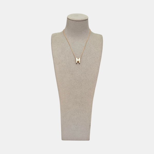 Pop H Metal Rose Gold Necklace