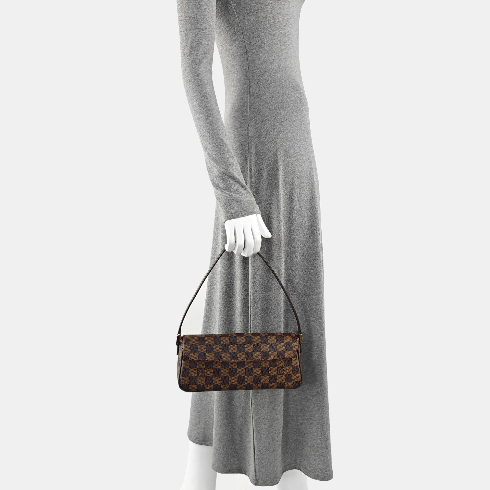 RECOLETA Damier Ebene Coated Canvas Brown