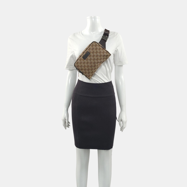 GG Supreme Monogram Canvas Brown