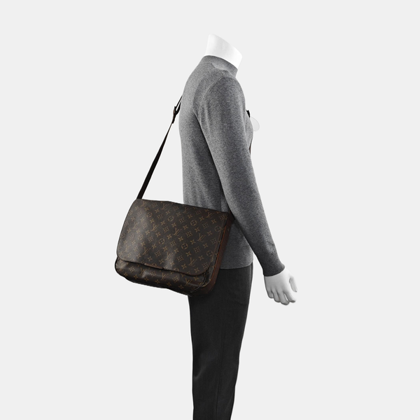 VINTAGE BEAUBOURG Monogram Coated Canvas Brown