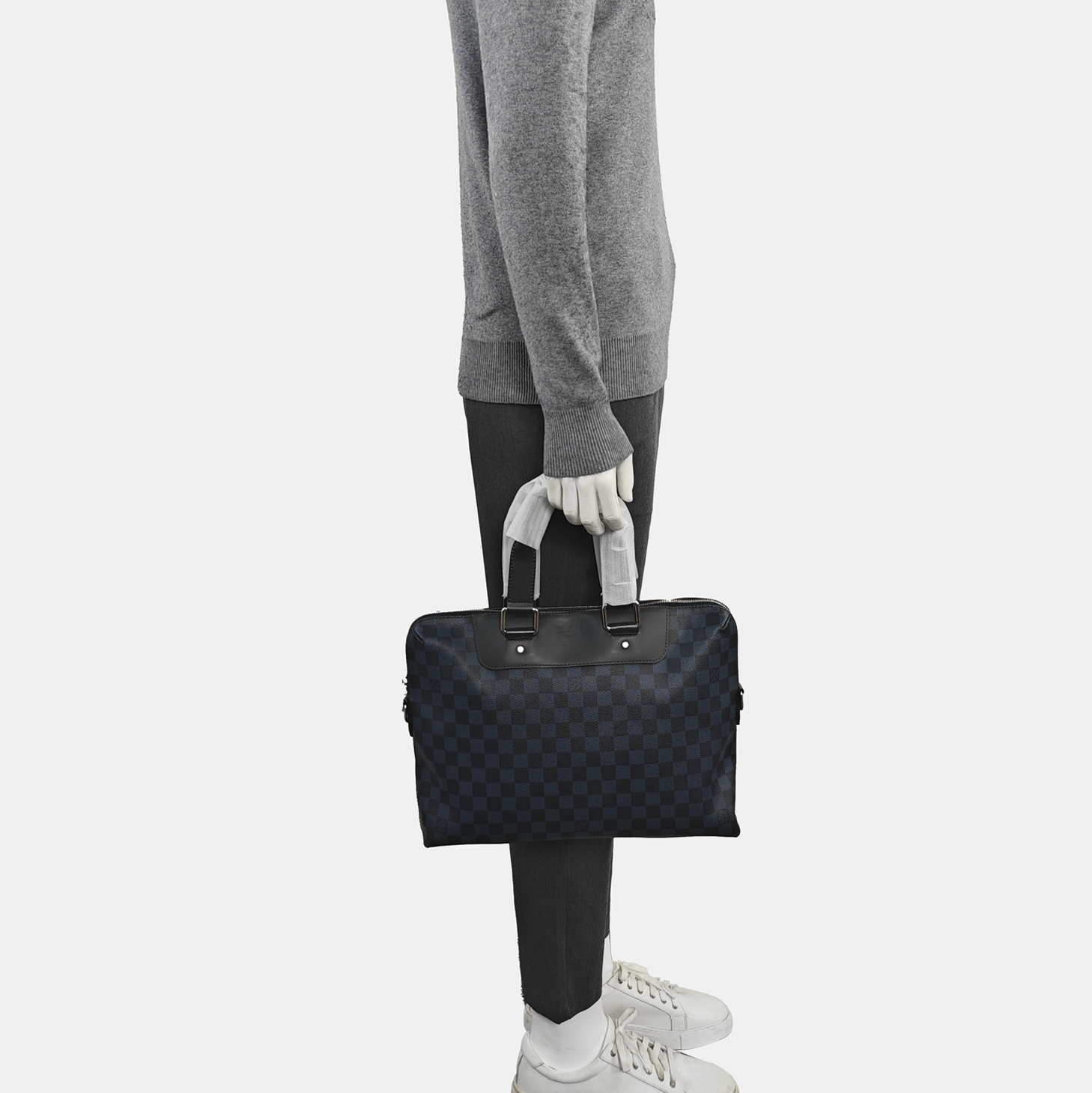 JOUR Damier Coated Canvas Blue