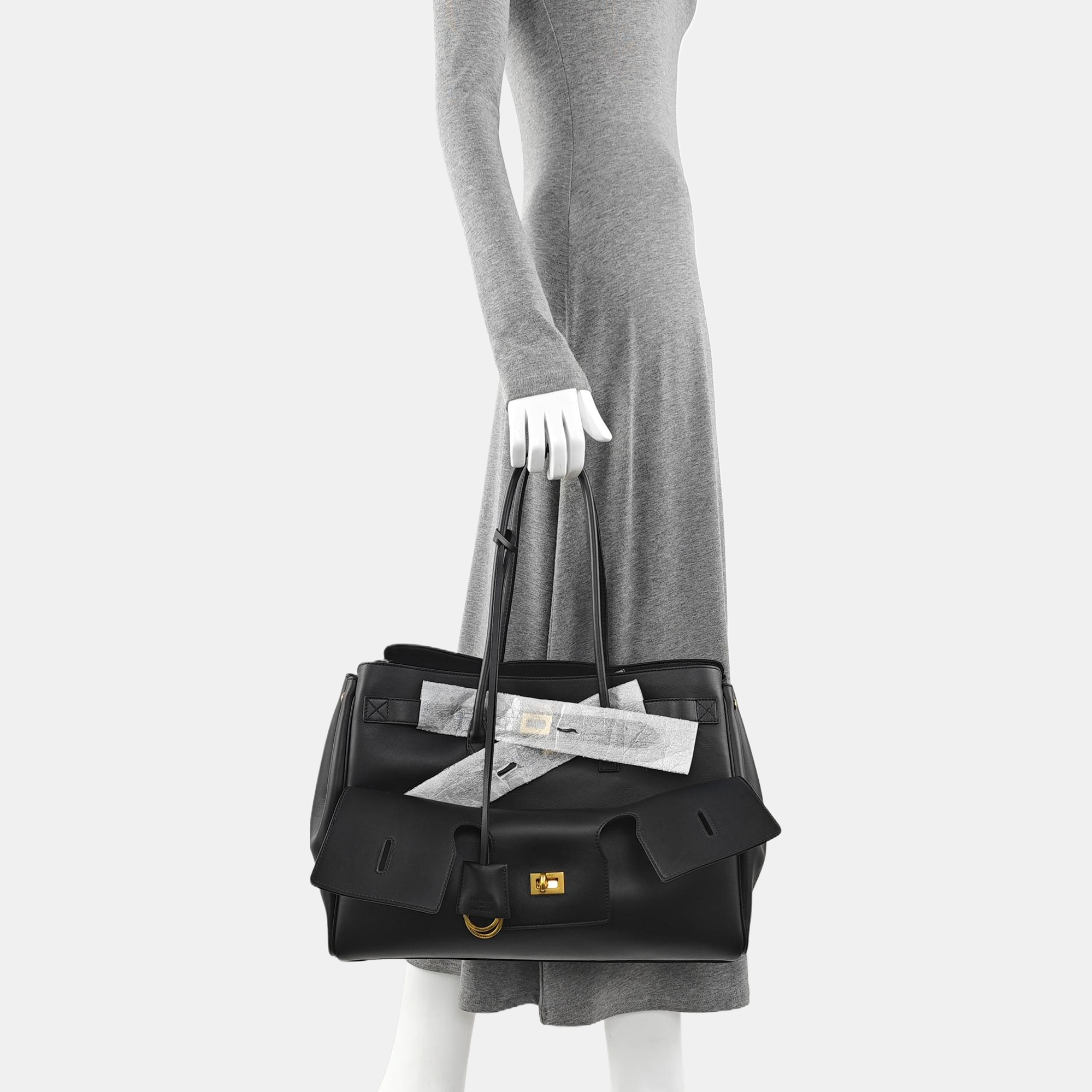 BEL AIR Medium Calfskin Black
