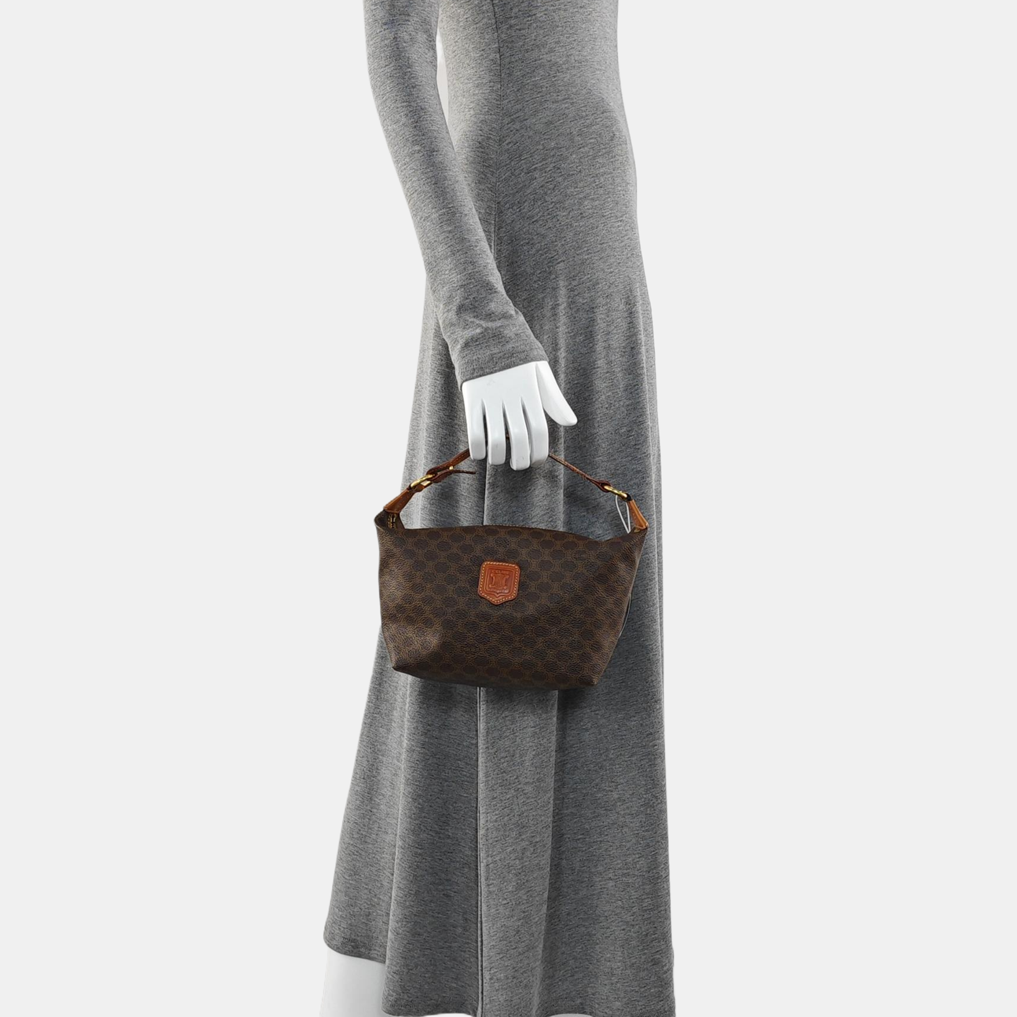 MACADAM COSMETIC BAGS Coated Canvas Brown