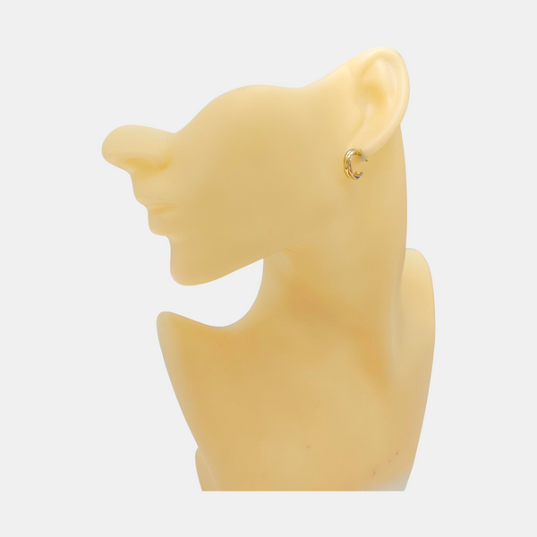 TRINITY 18k White Gold Stud Earrings
