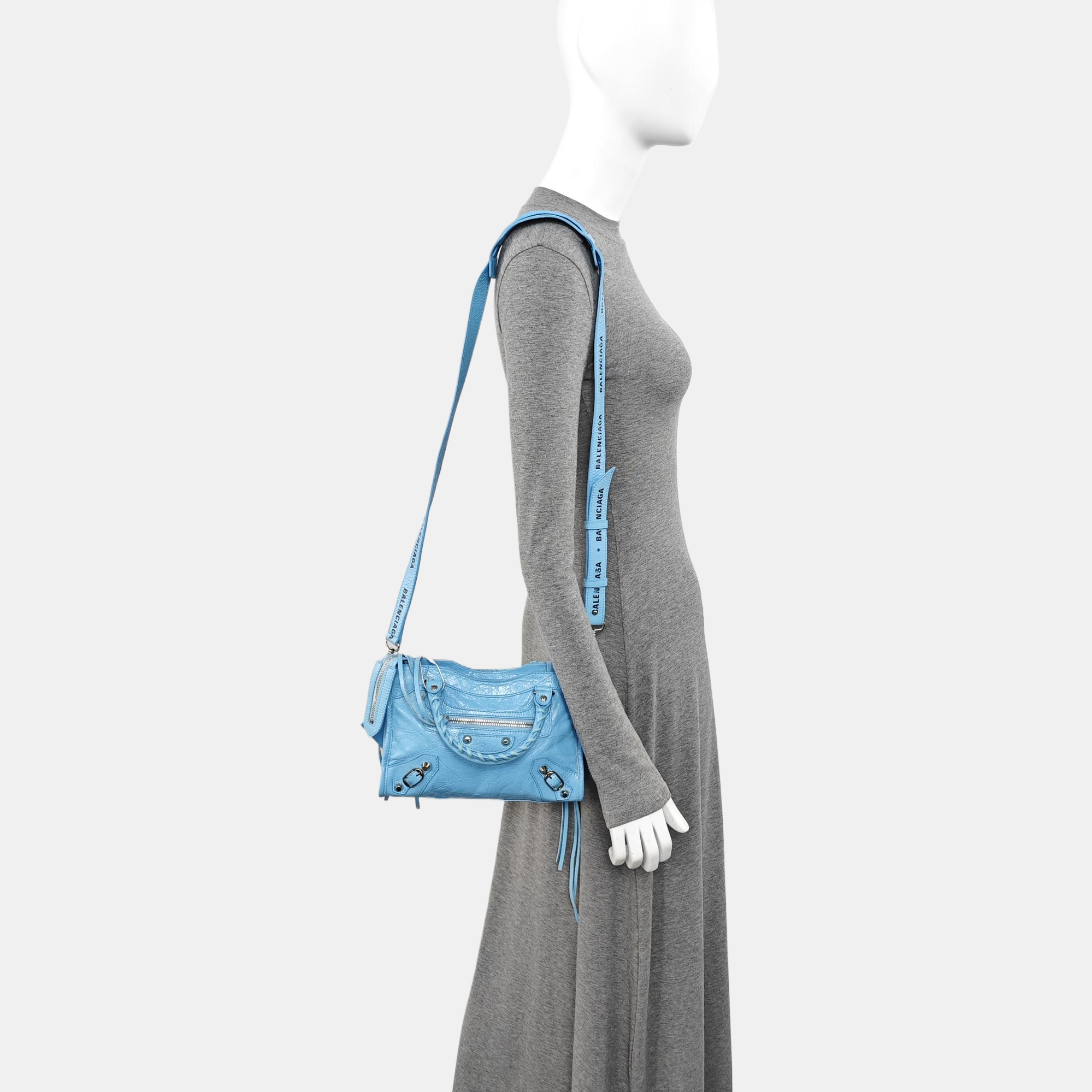 Classic City Mini Lambskin Blue