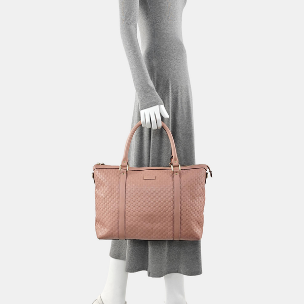 Microguccissima Monogram Calfskin Pink