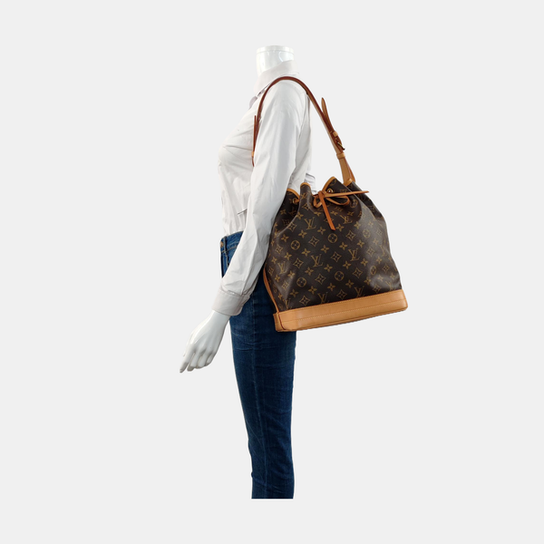 NOÉ GM Monogram Coated Canvas Brown