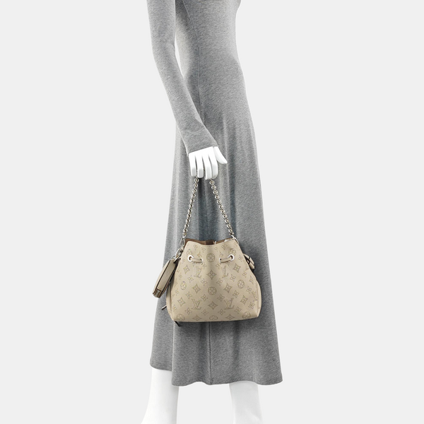 BELLA Monogram Calfskin Gray