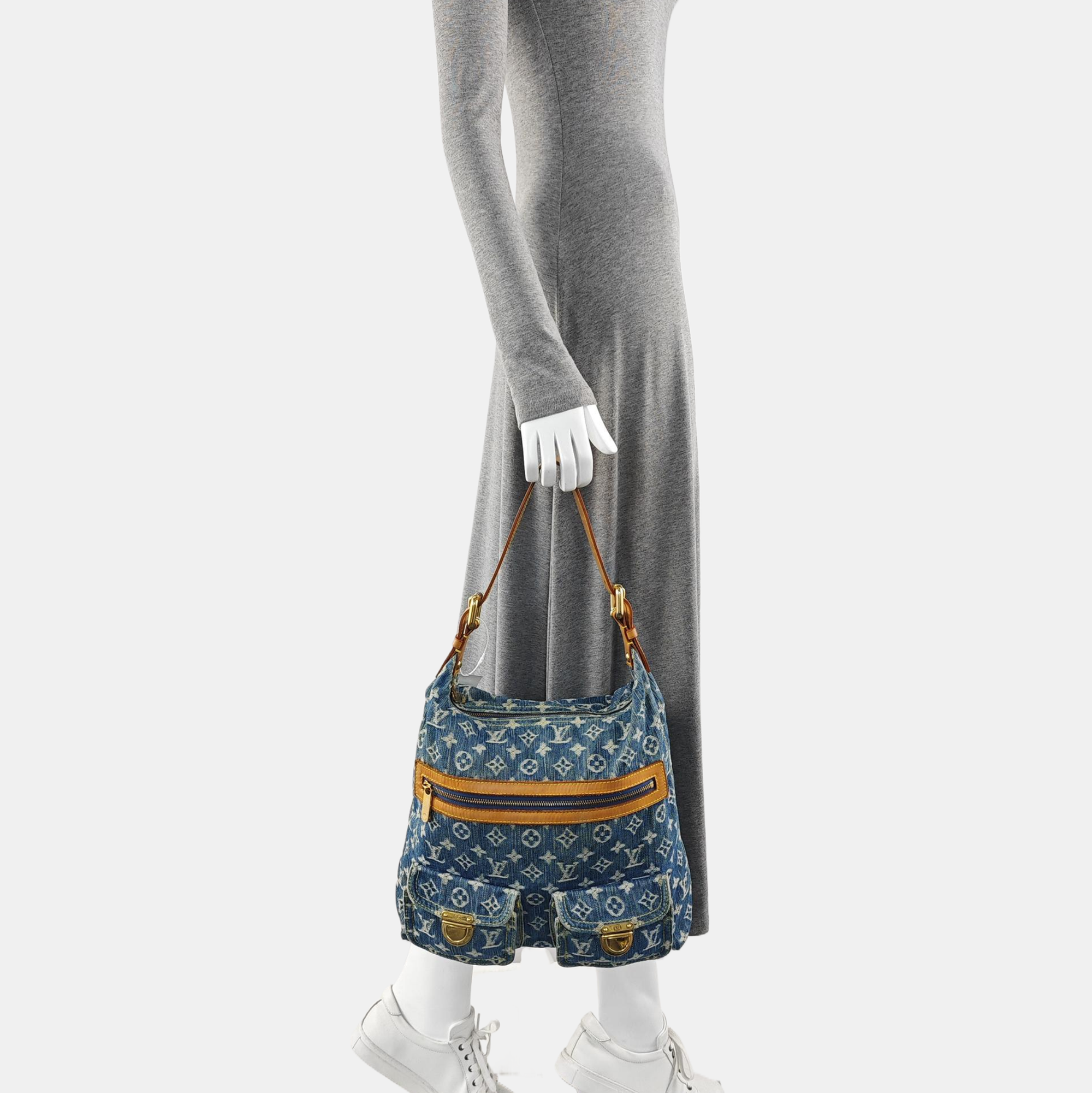 BAGGY GM Monogram Denim Blue
