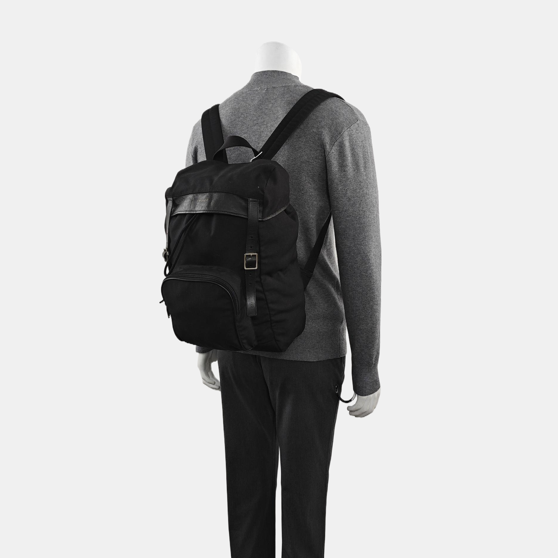 Canvas Backpack Black