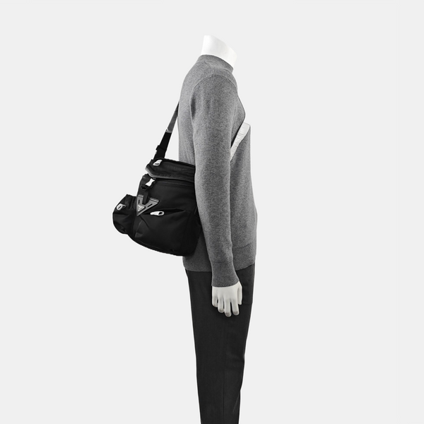 Nylon Shoulder Bag Black