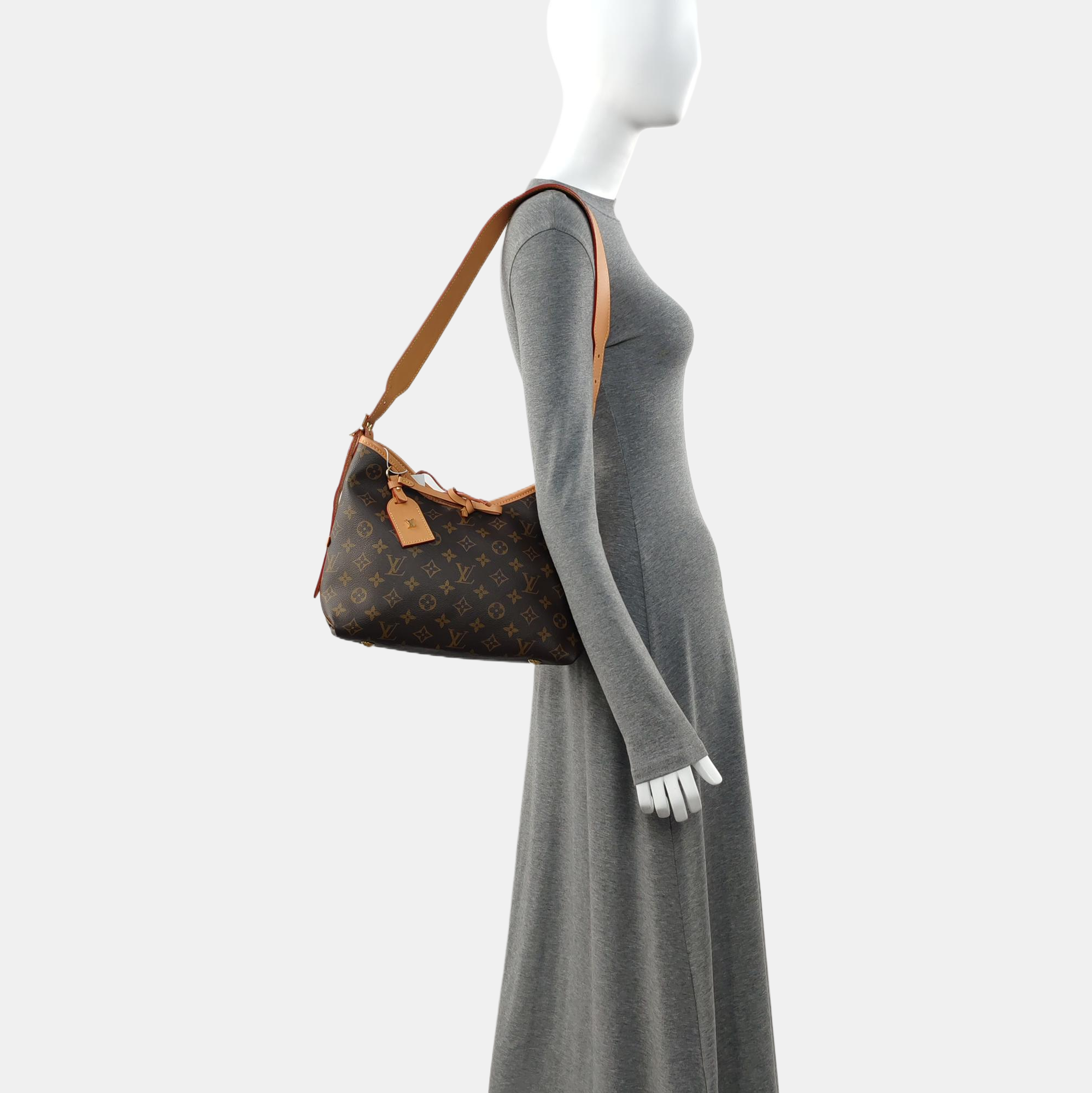 CARRYALL PM Monogram Coated Canvas Brown