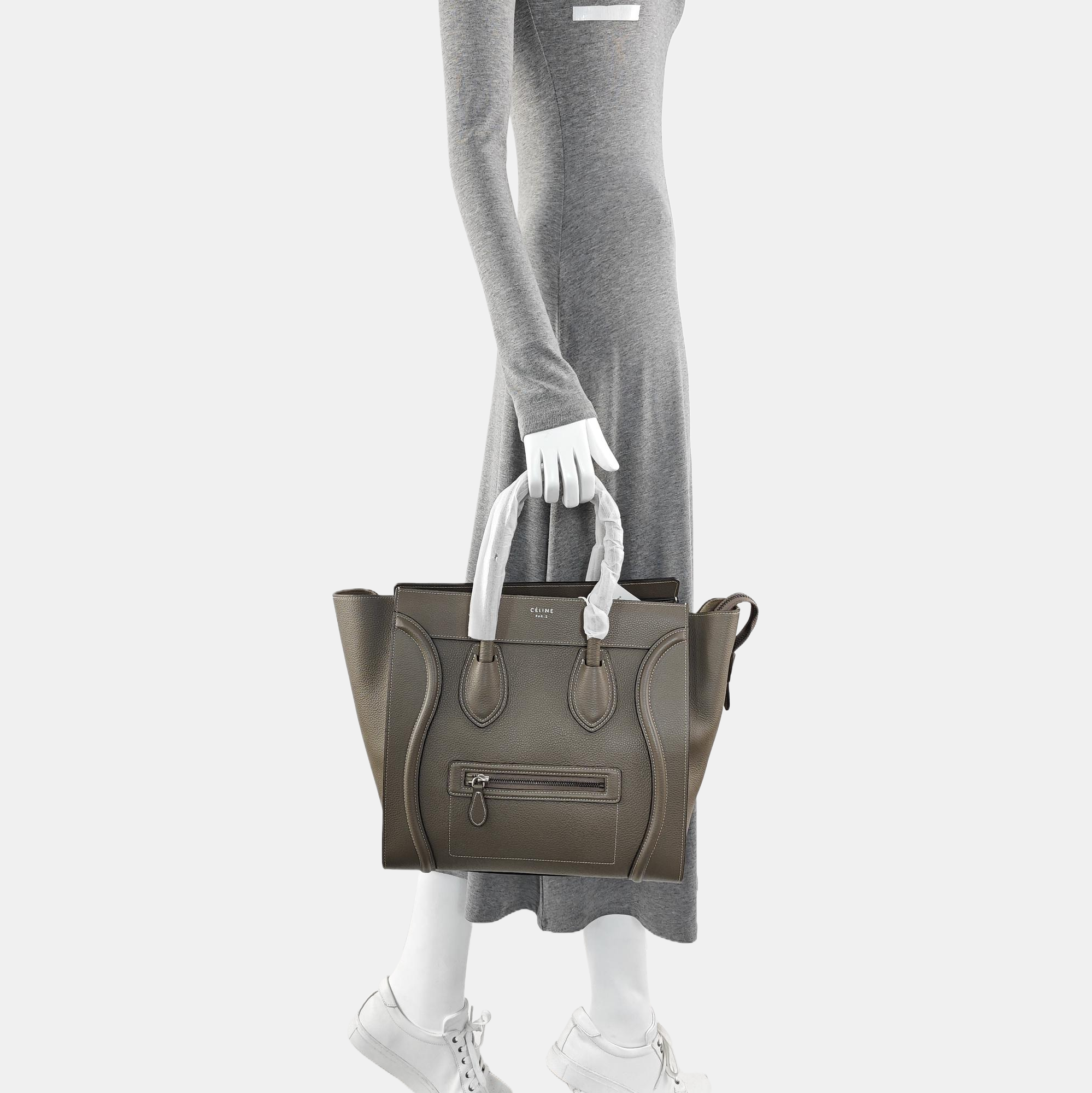 LUGGAGE Mini Calfskin Gray