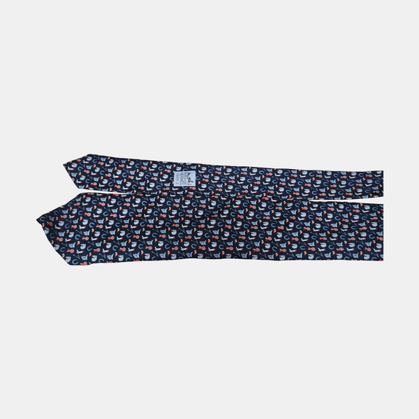 Mulberry Silk Tie Blue