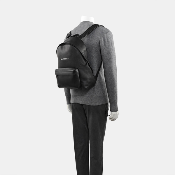 Calfskin Backpack Large Black