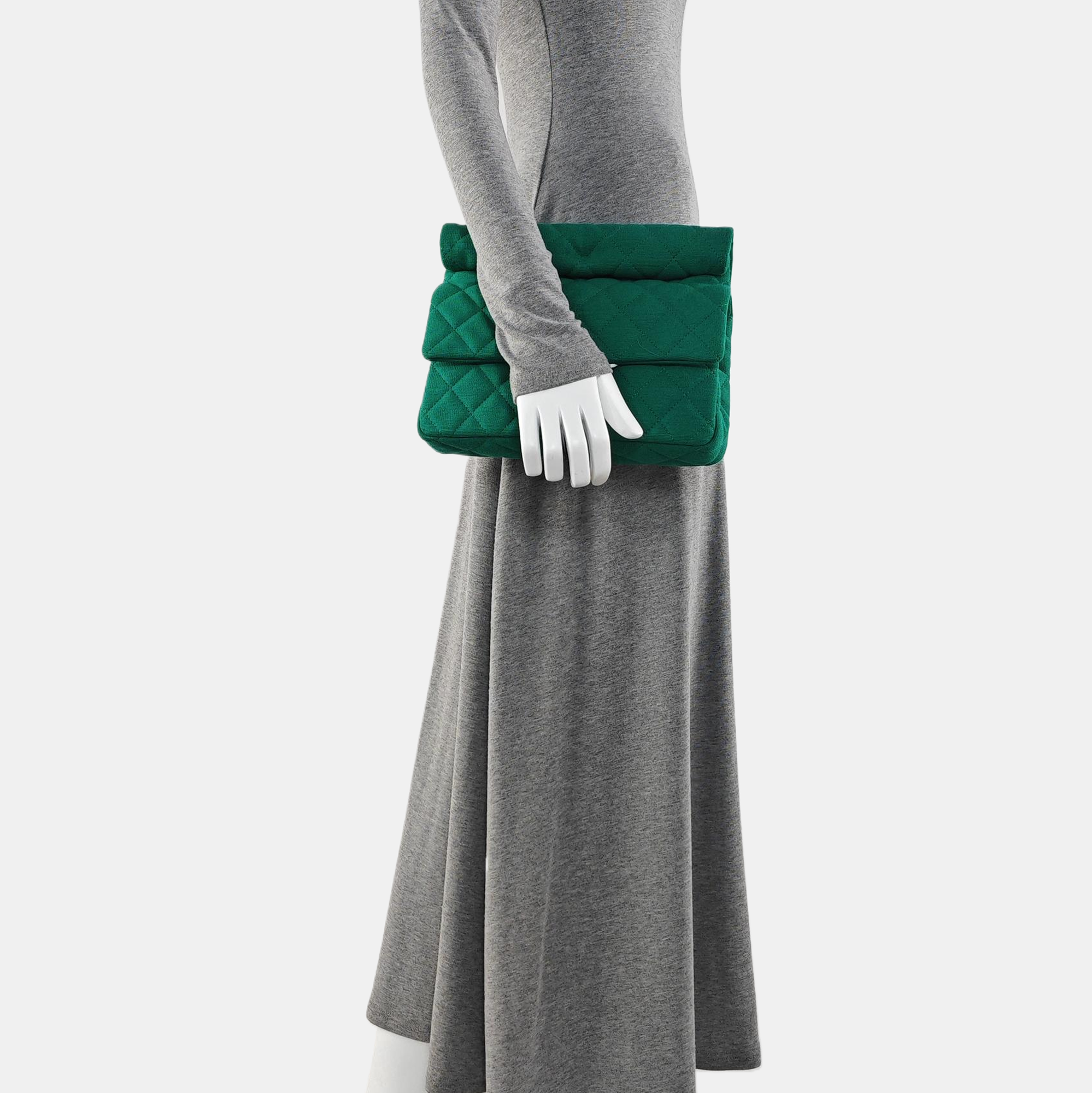 Quilted Fabric Green