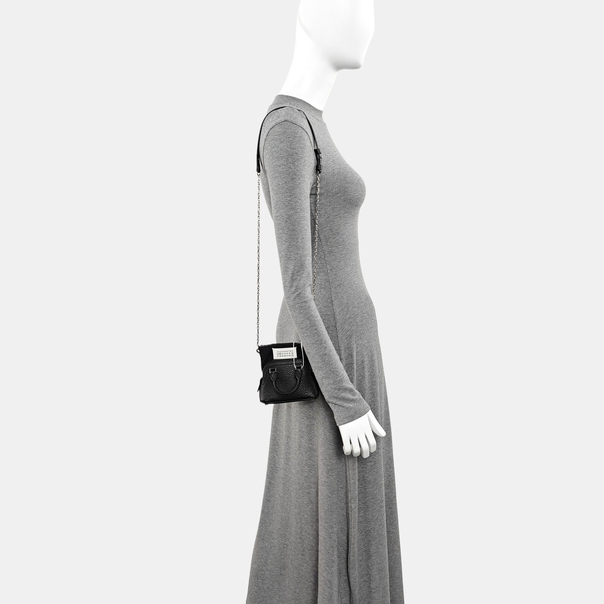 Calfskin Shoulder Bag Black