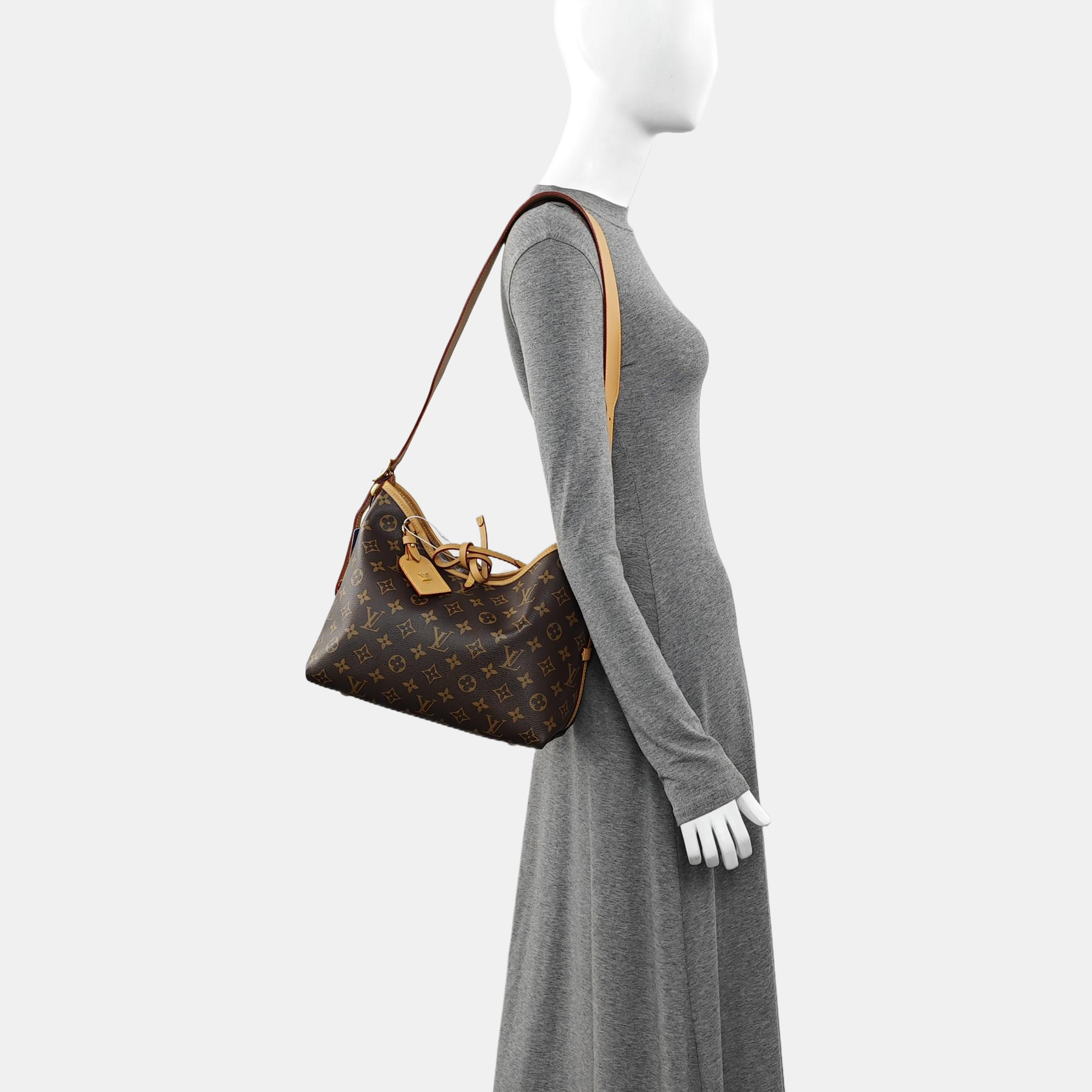 CARRYALL PM Monogram Coated Canvas Brown