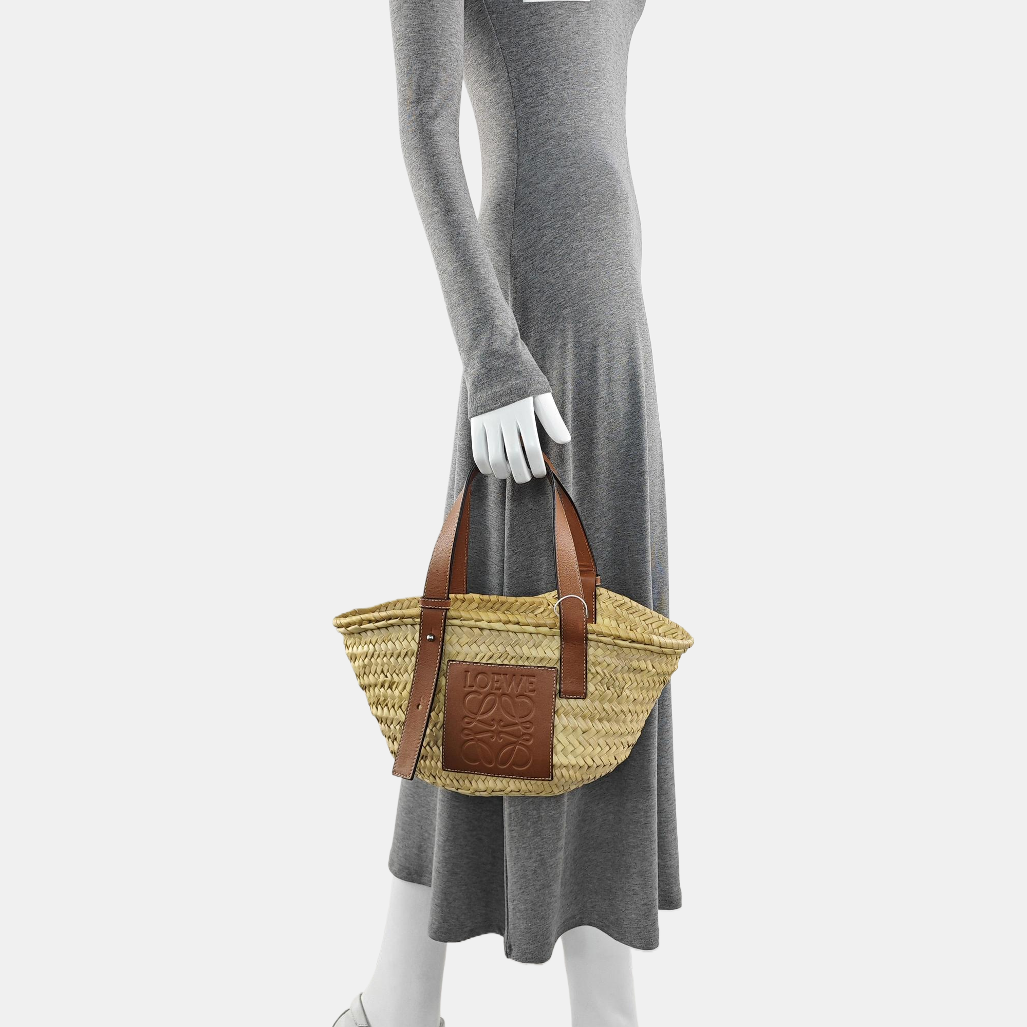 Basket Straw Beige