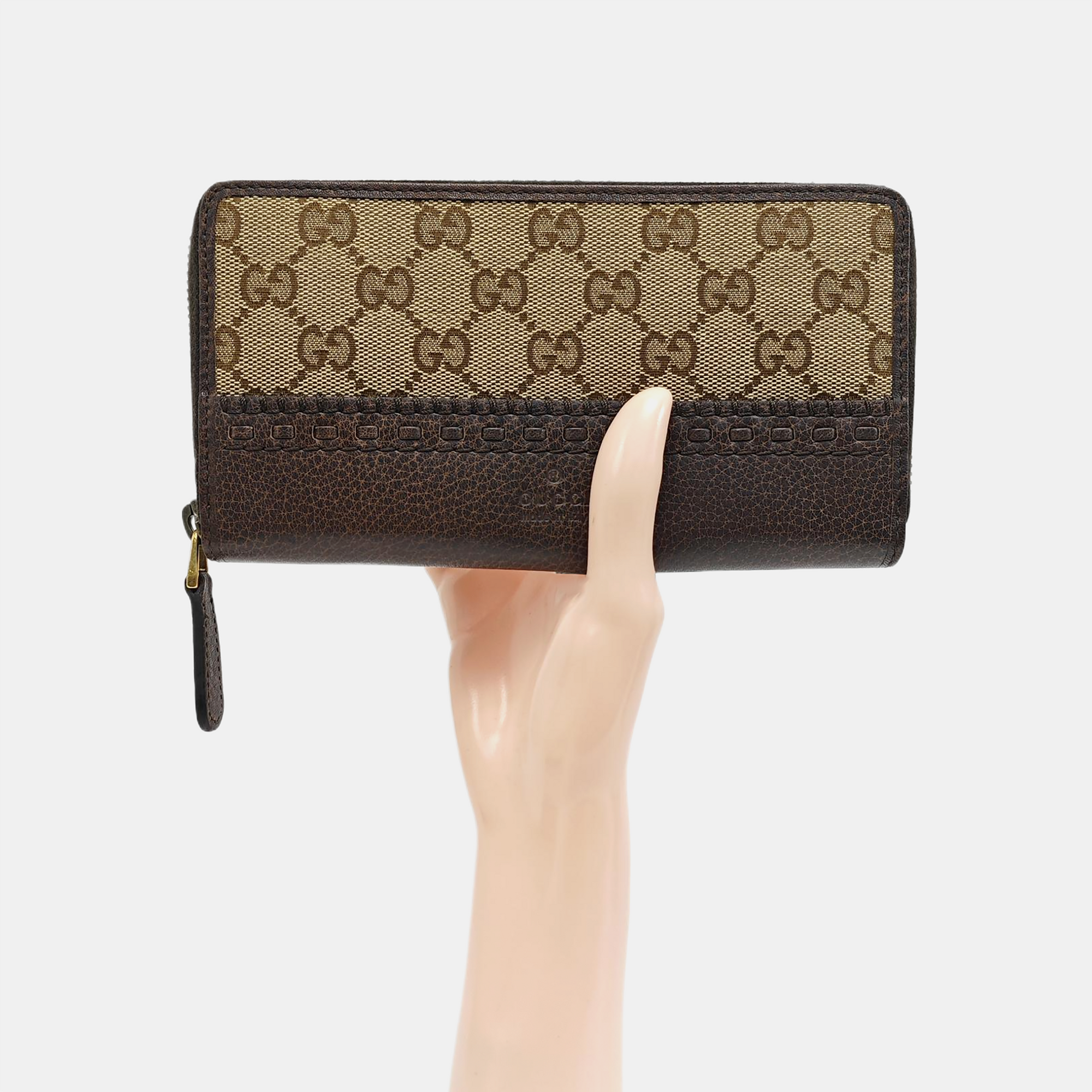 Monogram Canvas Wallet Brown