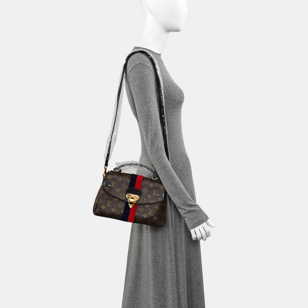 GEORGES BB Monogram Coated Canvas Brown