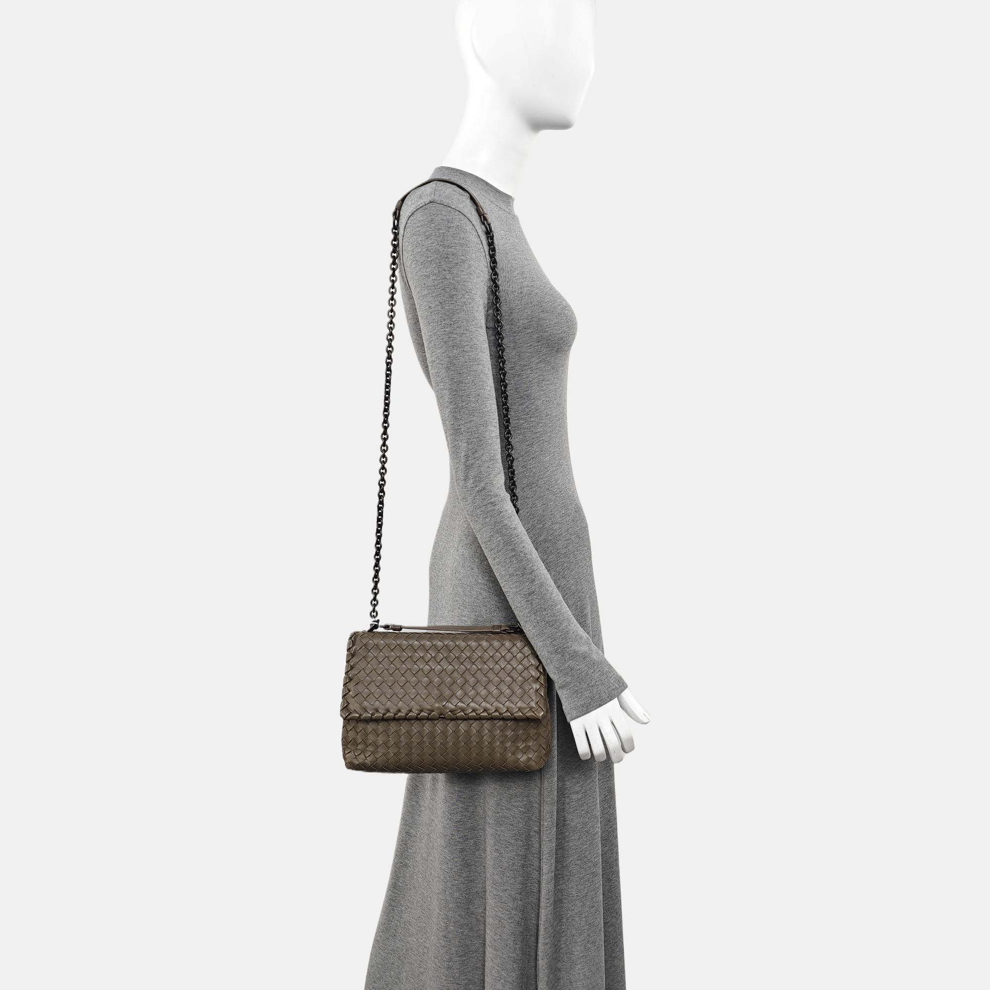 Olimpia Small Lambskin Gray