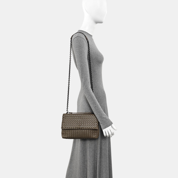 Olimpia Small Lambskin Gray