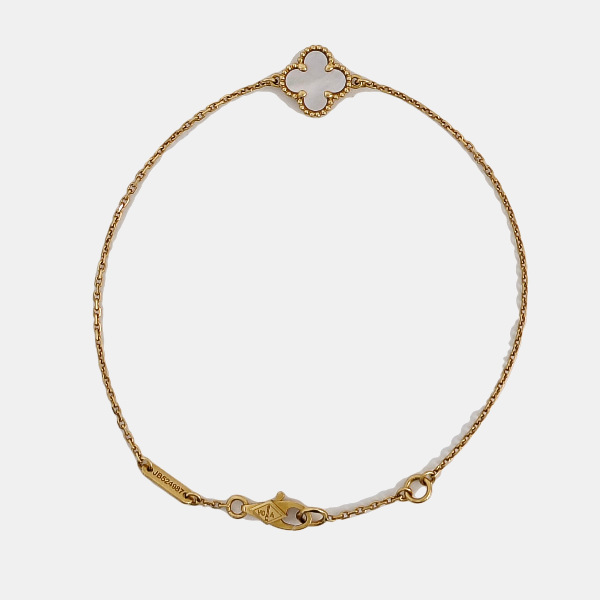 Sweet Alhambra 18k Gold Bracelet