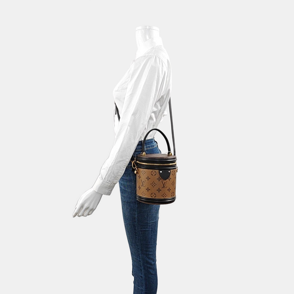 CANNES PM Monogram Coated Canvas Brown