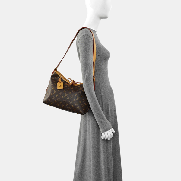 CARRYALL PM Monogram Coated Canvas Brown