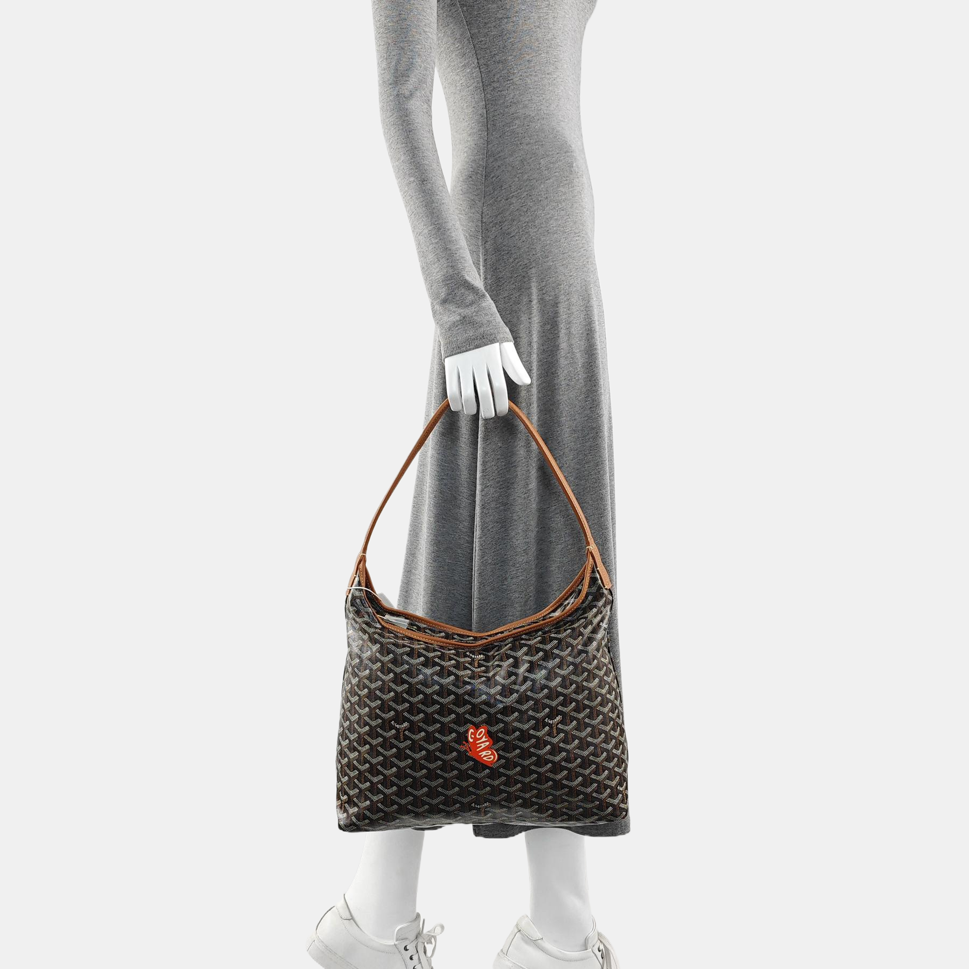Hobo Coated Canvas Brown