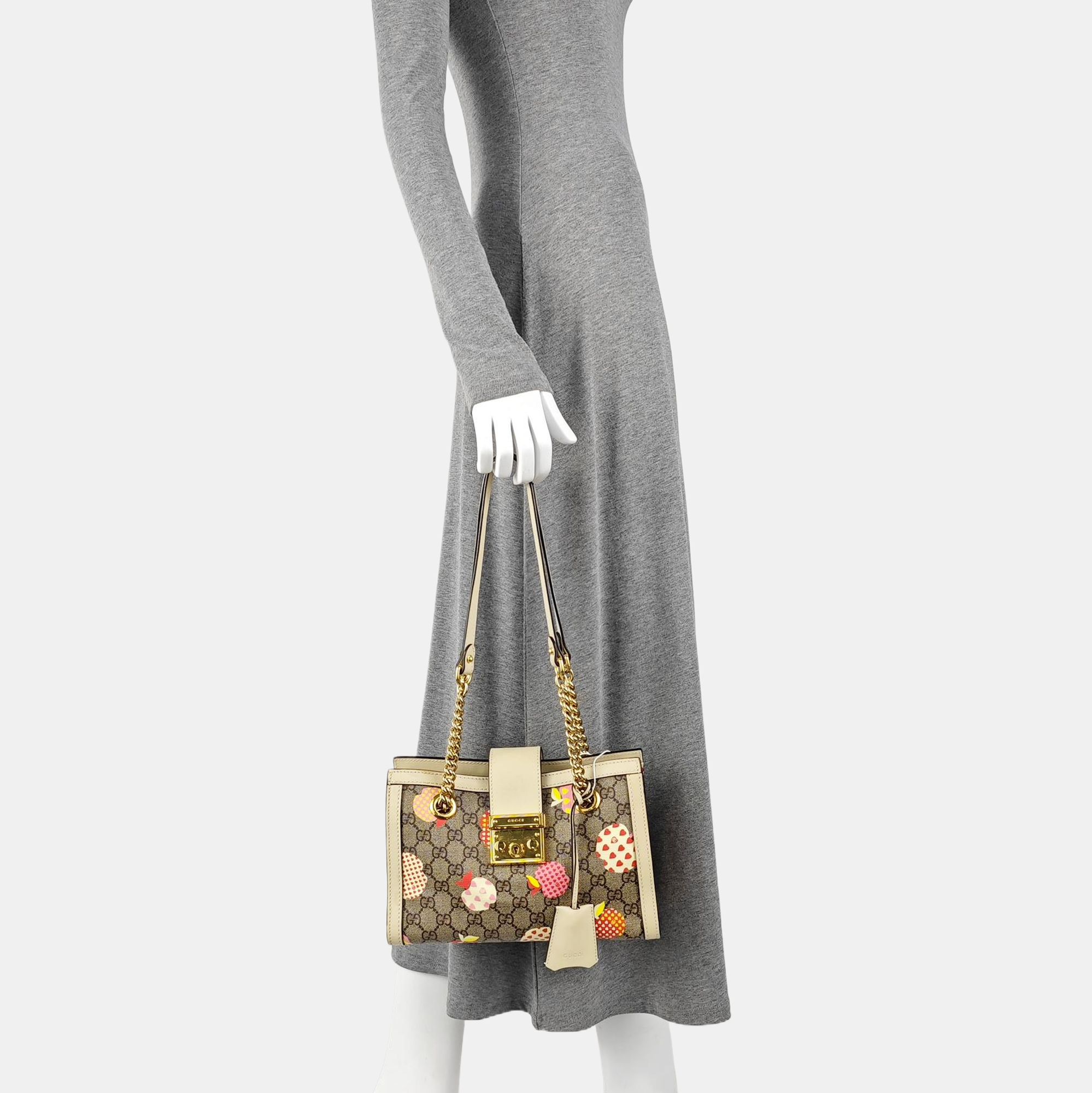 Padlock Small Monogram Coated Canvas Multicolor