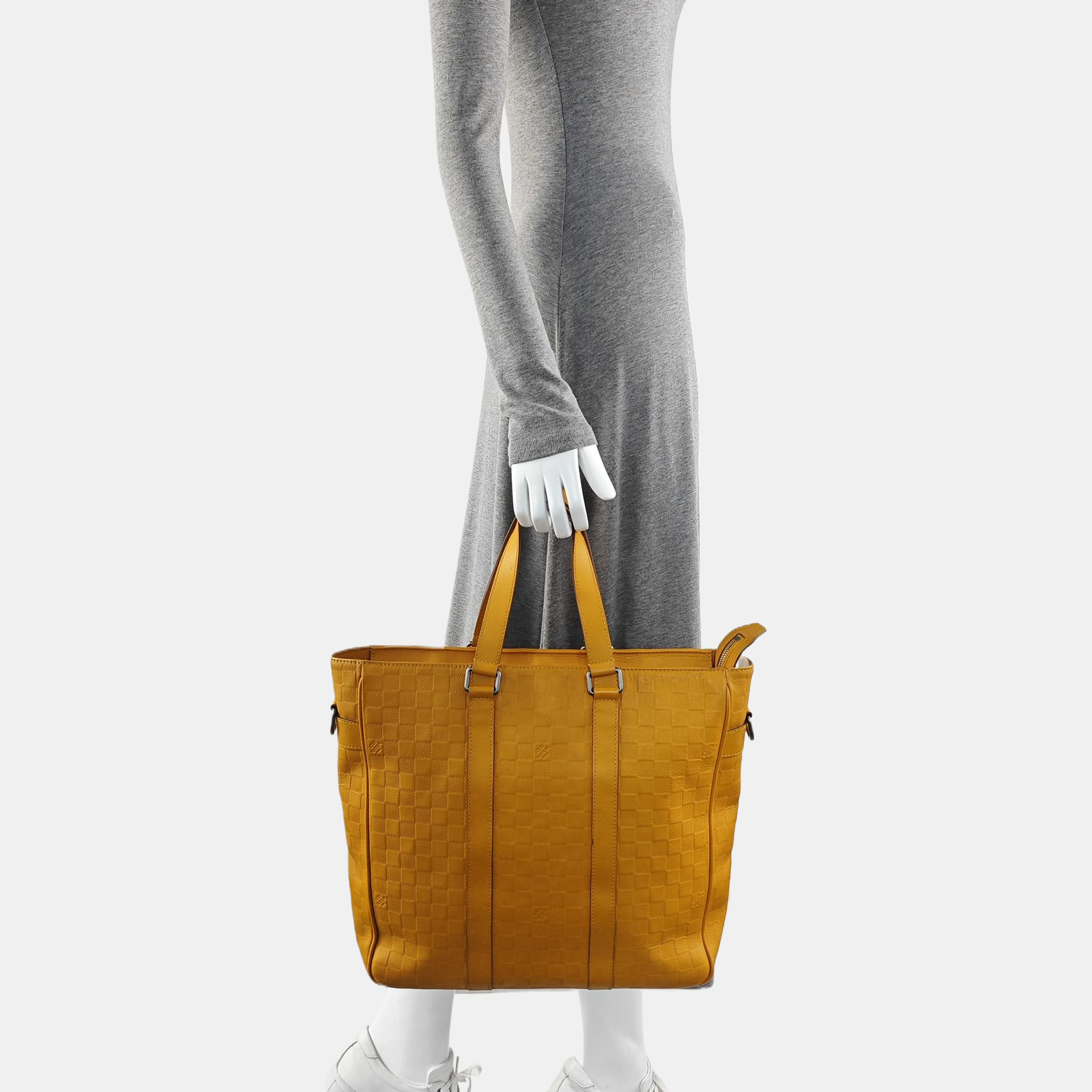 TADAO PM Damier Calfskin Yellow