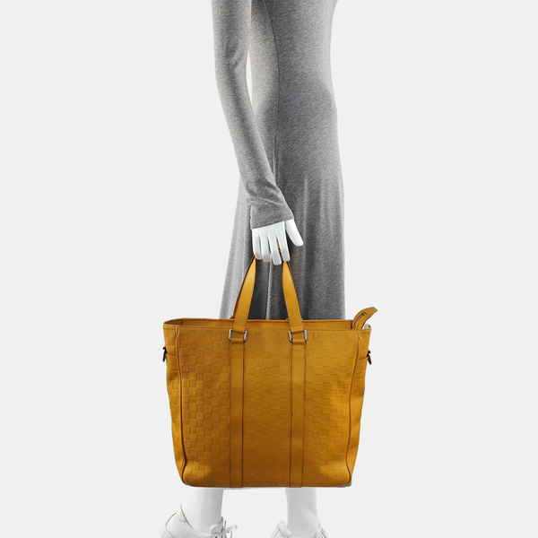 TADAO PM Damier Calfskin Yellow