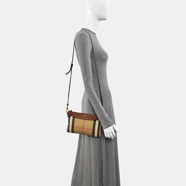 Canvas Shoulder Bag Brown
