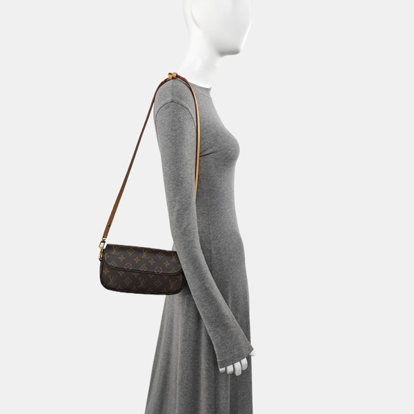 IVY Monogram Coated Canvas Brown
