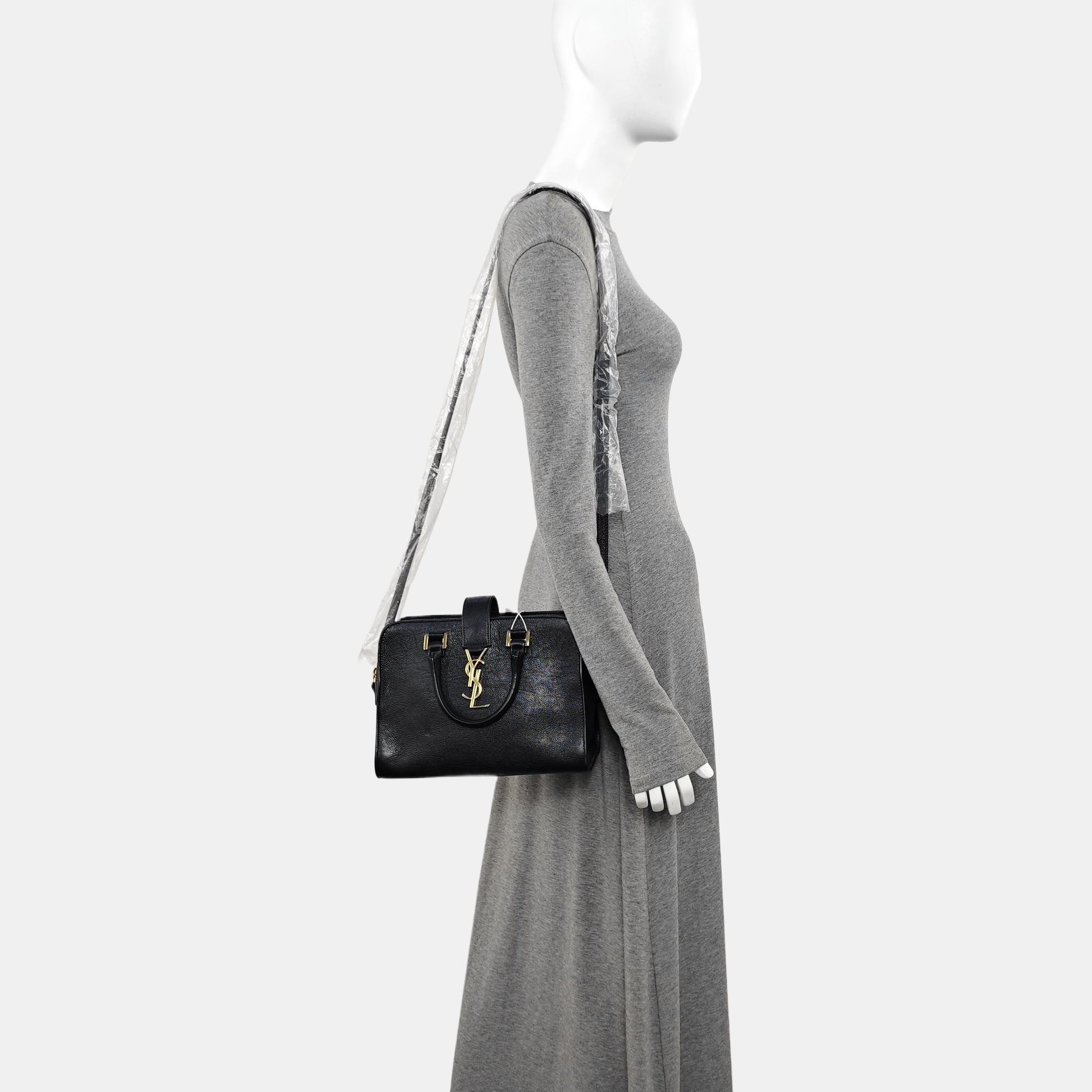 MONOGRAM CABAS Calfskin Black