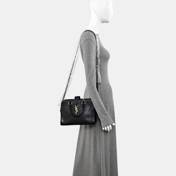 MONOGRAM CABAS Calfskin Black
