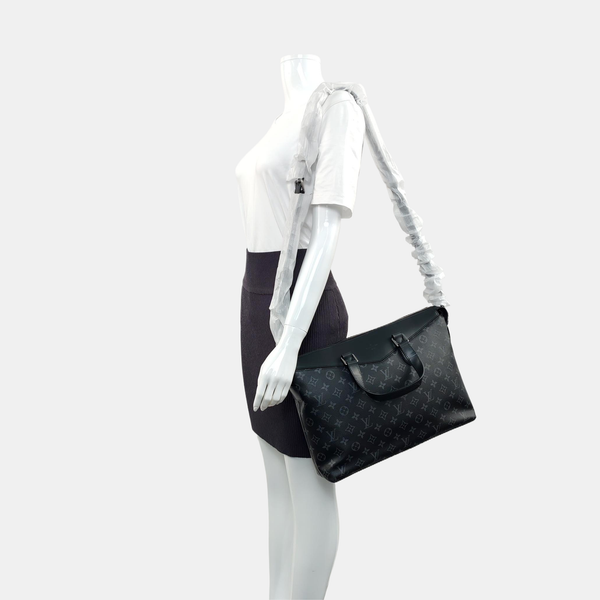 EXPLORER Monogram Coated Canvas Black