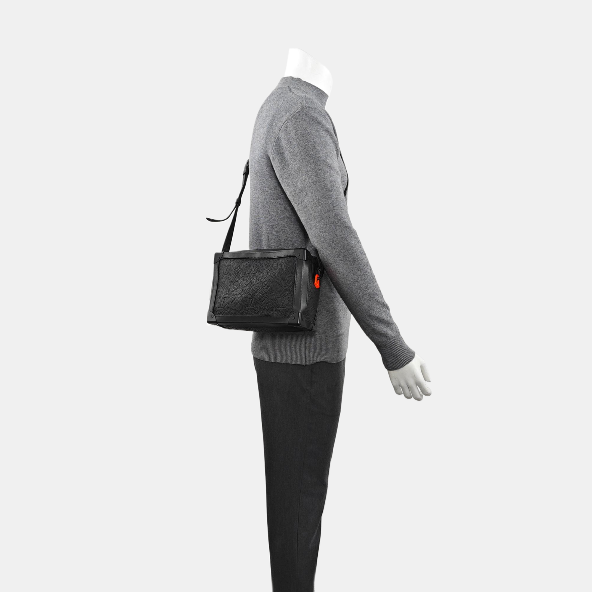 SOFT TRUNK Monogram Calfskin Black