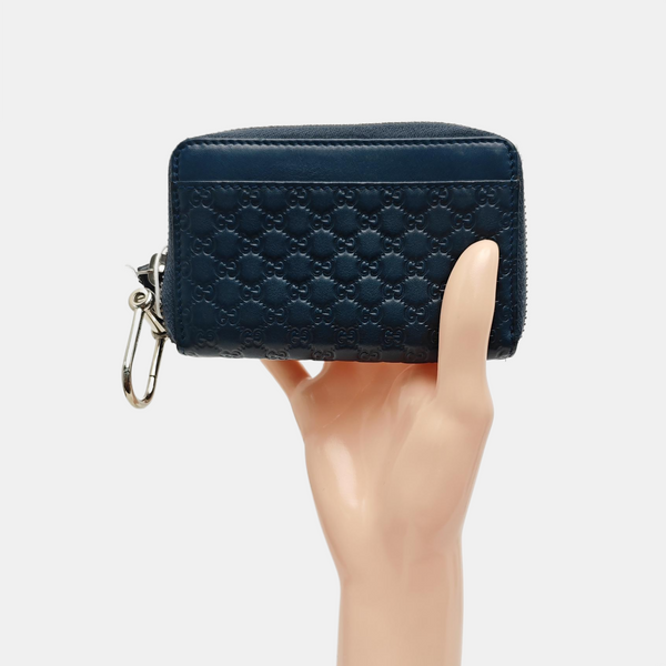 Monogram Calfskin Wallet Blue