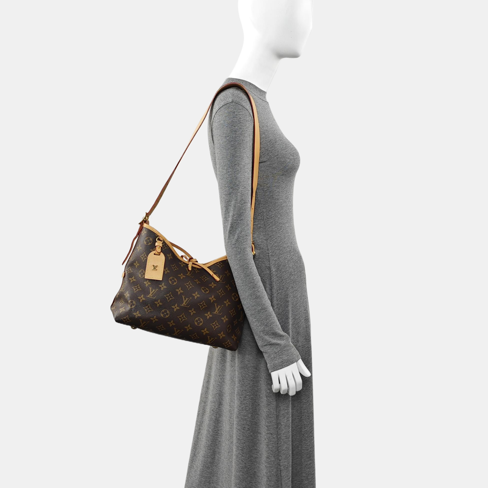 CARRYALL PM Monogram Coated Canvas Brown