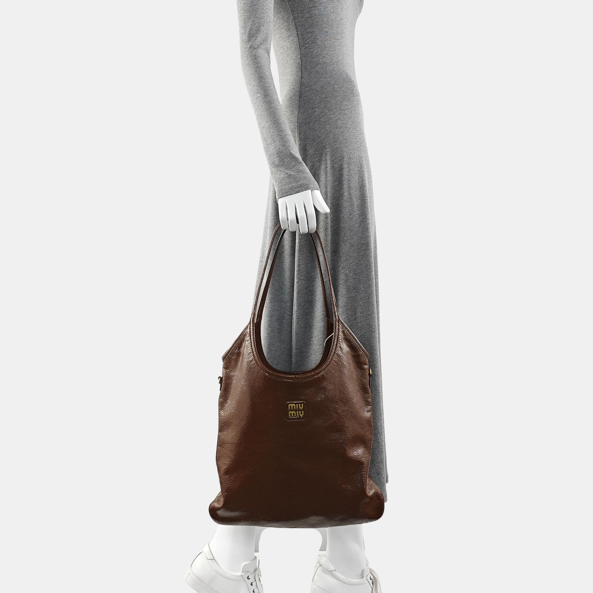 IVY Patent Leather Brown