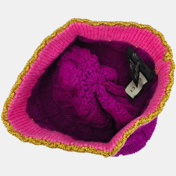 Wool Hat Purple