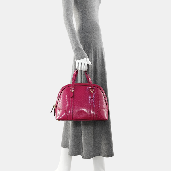 Microguccissima Monogram Calfskin Red