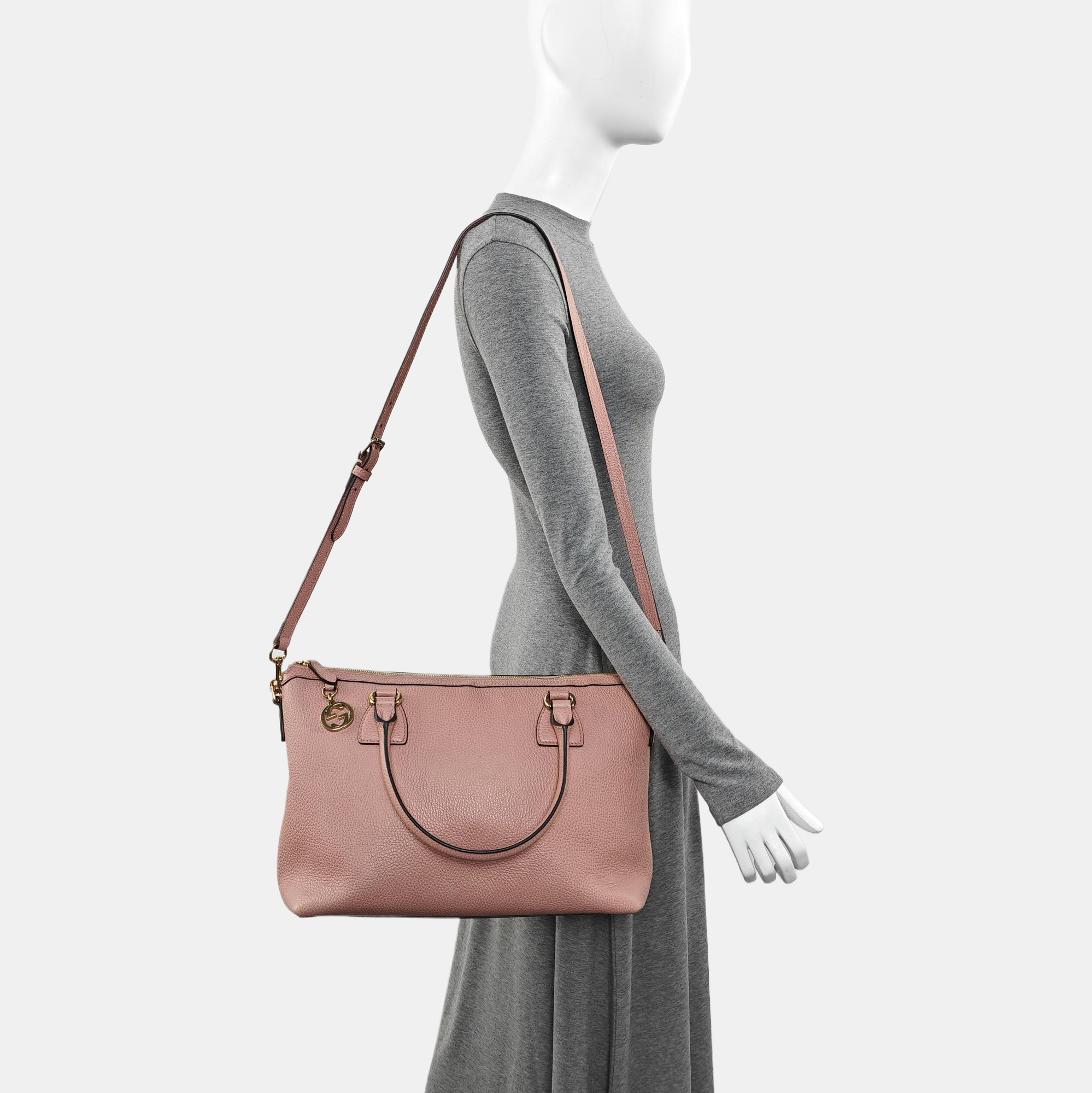 Calfskin Tote Bag Pink