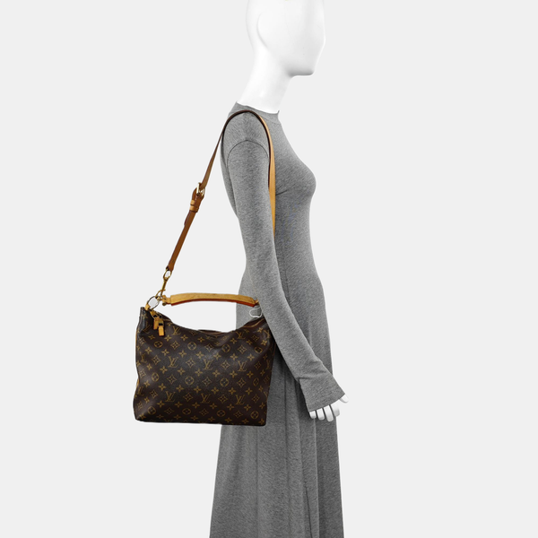 VINTAGE SULLY PM Monogram Coated Canvas Brown