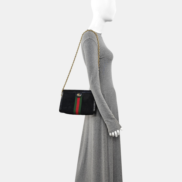 Ophidia Small Suede Black