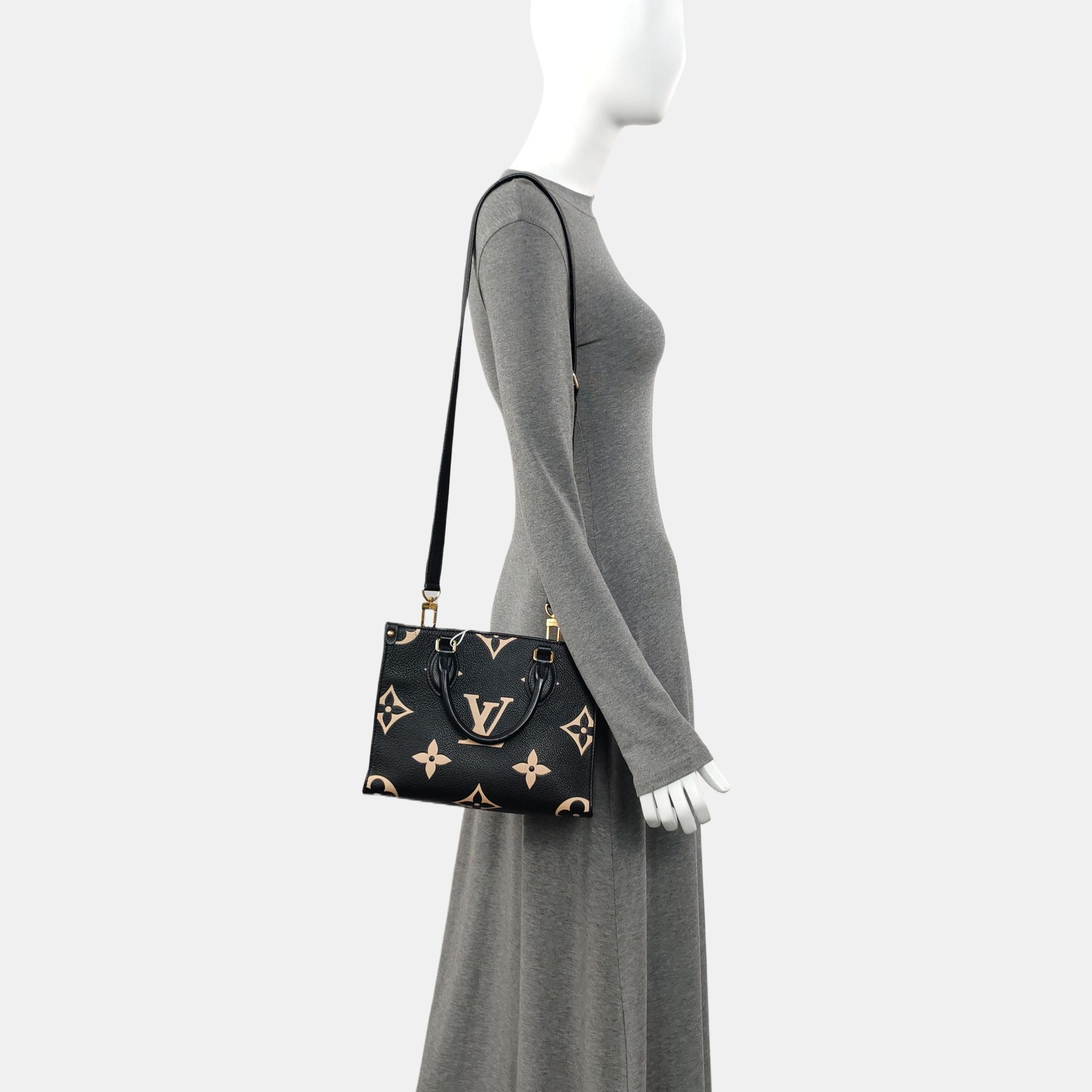ONTHEGO PM Calfskin Black